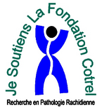 association Je soutiens la Fondation Cotrel-scoliose-recherche médicale-activité sportive-prévention 